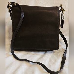 Coach Legacy West slim long flap vintage shoulder/crossbody bag. #9829 Mahogany